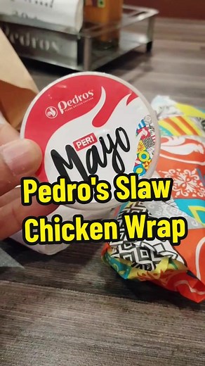 Pedro's Chicken Wrap Review - Slaw Rap | FoodTok