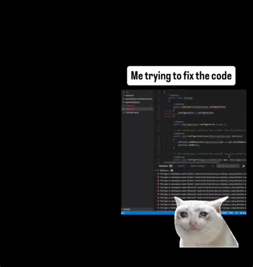 annuVerse on Instagram: "👩‍💻 That’s coding 😭 Real Developer Pain 🚨 Error description: Code works… but I don’t know why . . . . . . . . . . #instagramreels #viralreels #explore #instagood #instagram"
