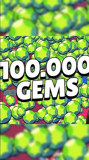 Gratis 100.000 Gems?😱 #KeepBrawlAlive #brawlstars