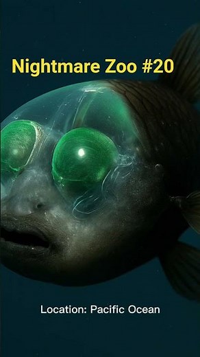 Rare facts about the Macropinna Microstoma fish #oceanlife #fishfacts #rarespecies #extinct #sealife
