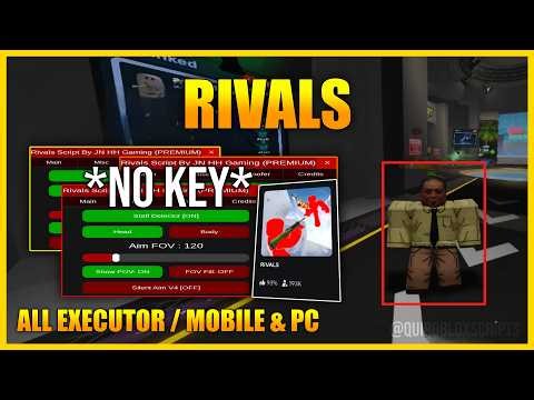 RIVALS SCRIPT 2026! 🔫 (NO KEY) Aimbot, Silent Aim, Skin Changer & More! [PASTEBIN]