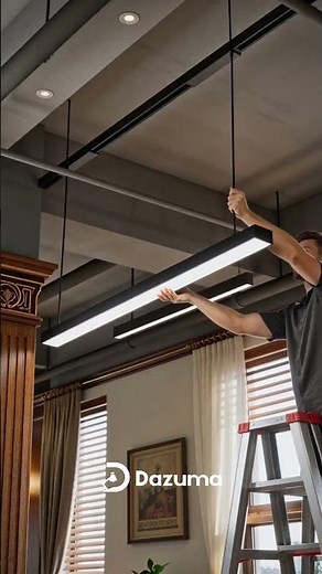 Commercial Linear Pendant Lighting LED Office Light | SKU LI001577