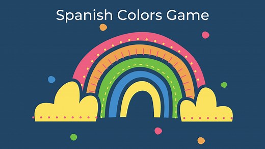 1 Fun, Easy Spanish Colors Audio Game🌈 - Spanish School for Kids