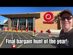 Shopping the year-end CLEARANCE SALE at TARGET!