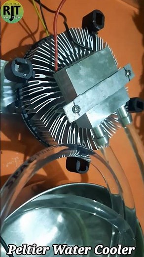 Peltier water cooler | homemade ac making | Peltier module