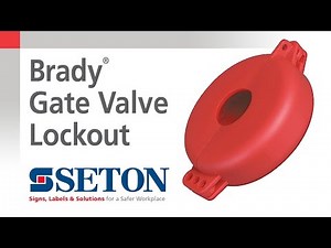 How to Install A Brady® Gate Valve Lockout Device | Seton Video