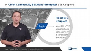Trompeter/Cinch Connectivity Solutions MIL-STD-1553B Bus Couplers — New Product Brief | Mouser