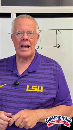 📋Whiteboard Wednesday!!🔥LSU's Bob Starkey shares an effective inbound play vs a 2-3 zone !🏆🏀