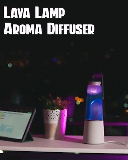Aroma Lava Lamp and Essential Oil Diffuser😍💡 #lamp #design #reelsvideo #trending #essentialoildiffuser #reelsviralvideo #reelsinstagram #reelsfacebook | Homecrux
