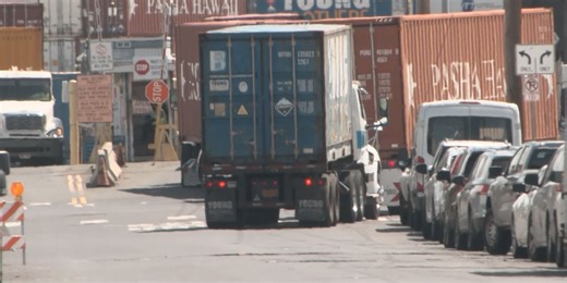 New process for truckers could bring traffic relief to drivers on Nimitz