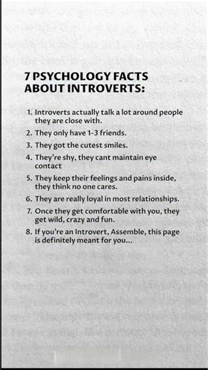 Introvert Psychology Facts | Hidden Truths About Introverts