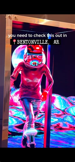 Last chance to see TWO Beeples when you Visit Bentonville! 📣 “HUMAN ONE” and “S.2122” by digital artist and graphic designer beeple Beeple, both embrace digital video and a three-dimensional sculpture form that are in motion twenty-four hours a day, seven days a week. On view for the first time in a US Museum—”HUMAN ONE” presents an explorer walking through endlessly transforming landscapes that change in response to the time of day and artist updates. 👉 See at Crystal Bridges Museum of Americ