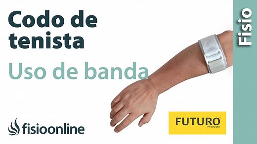 Uso de la banda epicondilea en la epicondilitis o codo de tenista