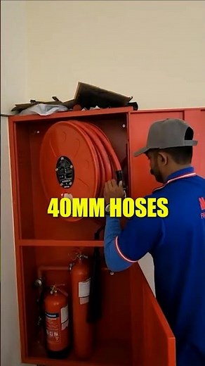 What is a Fire Hose Reel & Hose Rack System? MMJSS | UAE