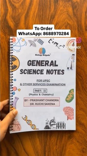 General science notes for upsc #upsc #uppsc # upsc2026