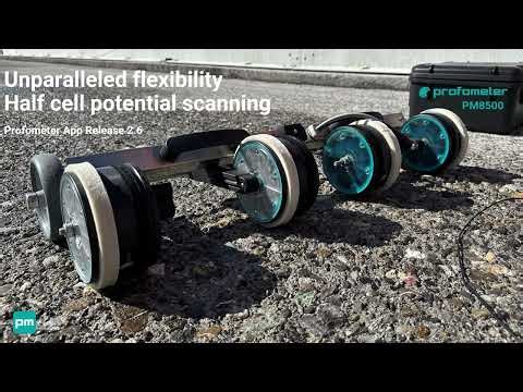 Corrosion potential mapping with Profometer PM8500 and new app v2.6