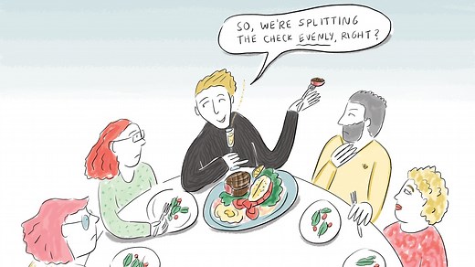 Dining out with a big group? Learn the social etiquette of splitting the check