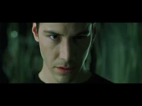 The Matrix 1999 Neo stopping bullets scene