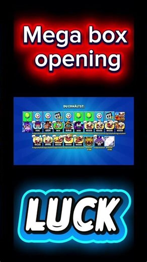 Mega box opening