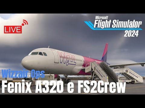 A320 Fenix SL || Wizzair Ops || Timisoara - Roma morning shift usando FS2crew