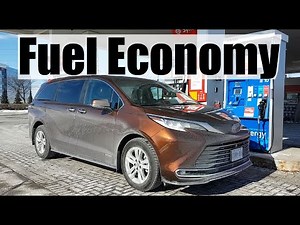 2022 Toyota Sienna HYBRID - Fuel Economy MPG Review + Fill Up Costs