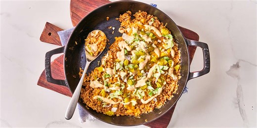 One-Pan Cheeseburger Rice
