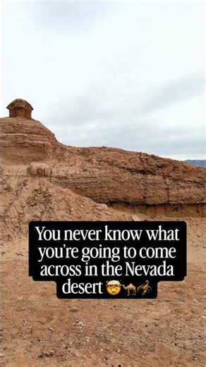You never know what you’ll find in Nevada 🤯 #nevada #roadtripusa