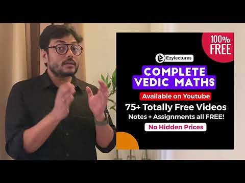 Free Complete Vedic Maths Basics + Advance | Help Guide Video