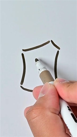 Sad character drawing