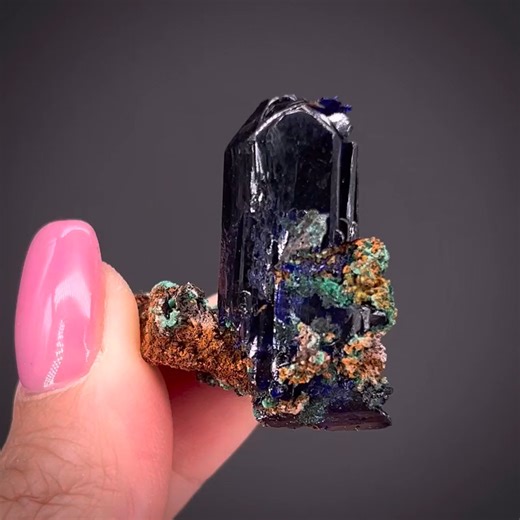 1.6K views · 91 reactions | Azurite with Malachite - Christiana Mine,...