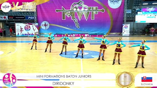 MWF/ 🏆 WORLD 1st VICE CHAMPION 2023. 🏆 MINI FORMATION BATON JUNIORS / Diridonky Prešovské mažoretky-SK 🇸🇰 #mwf #champion #majorettesport #elegance #energy #perfection www.mwfchampionship.com www.majorettes-mwf.net | MWF - Majorette-sport WORLD Federation