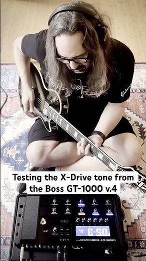 Testing the X-Drive tone from the Boss GT-1000 v.4 #fyp #guitar #review #boss #gt1000