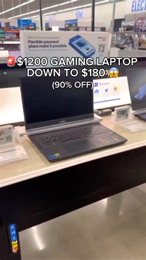 🚨WALMART GAMING LAPTOP DEAL 2026 | $1200 LAPTOP FOR $180 😱 #walmartdeals #gaminglaptop #reselling