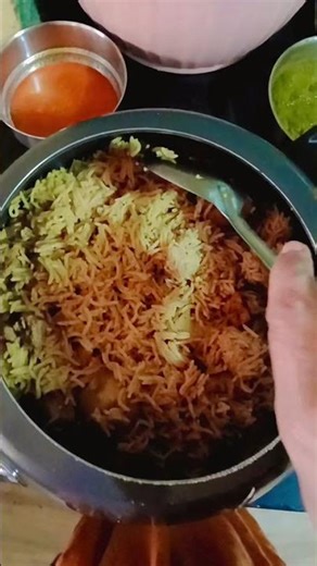 lunch time me bnae hu vegg briyani.....#shortvideo