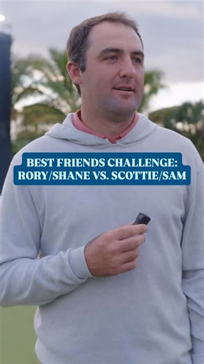 Rory McIlroy and Shane Lowry vs. Scottie Scheffler and Sam Burns. Who knows their best friend better? ⚔️👀 Watch the Optum Golf Channel Games at 7 ET on GC and USA. | Golf Channel