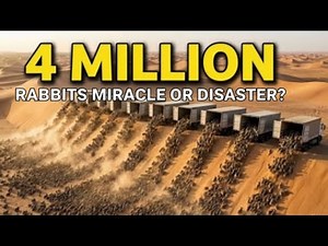 Massive Rabbit Army Released in China's Desert Regions