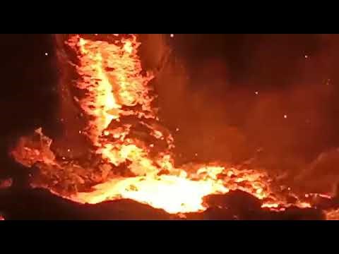 BLAST FURNACE Slag Separation near Skimmer plate.