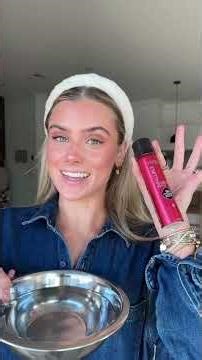 putting my setting spray to the test … like truly to the test 😂 if a paper towel and water bowl