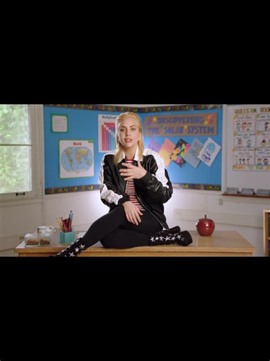 Lady Gaga MEMORIES- surprise students as substitute teacher in PSA. Pop star hangs out with middle schoolers in ad to raise funds for Born This Way Foundation and DonorsChoose.org #ladygaga #ladygagavideos #ladygagaedit #foundation
