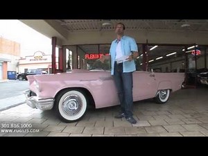 1957 Ford Thunderbird Roadster for sale with test drive, driving sounds, and walk through video
