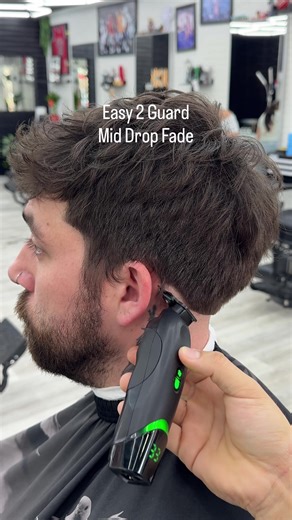 Mid Fade Men's Hairstyle and Beard Trends