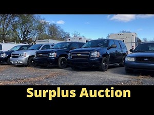 Government Car Auction - Taurus, Caprice, Tahoe and Impala's