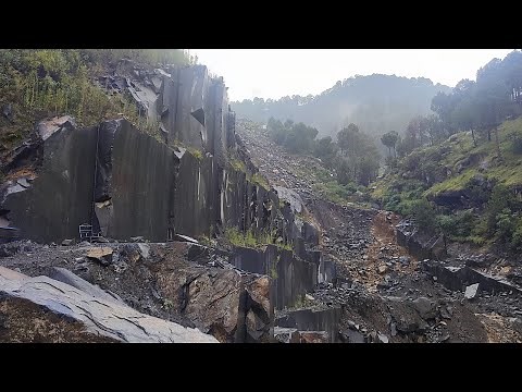 Granite Mining Process Part 1||Black Granite