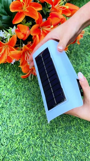 No Wiring, No Bills! Solar Simulation Security Light with Flashing Red Light#tiktokshop #fouryou #fyp