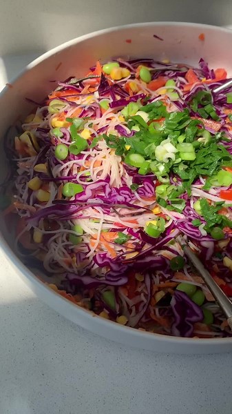 Rainbow Noodle Salad Recipe for Fresh Flavors