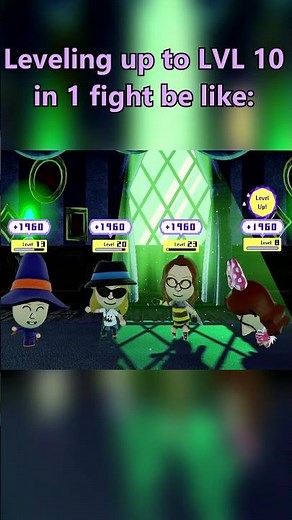 Leveling up to LVL 10 in 1 fight be like... | Myrtopia #nintendomovies #myrtopia #miitopia #popstar