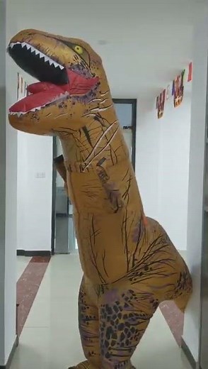 Plus size Inflatable dinosaur costume