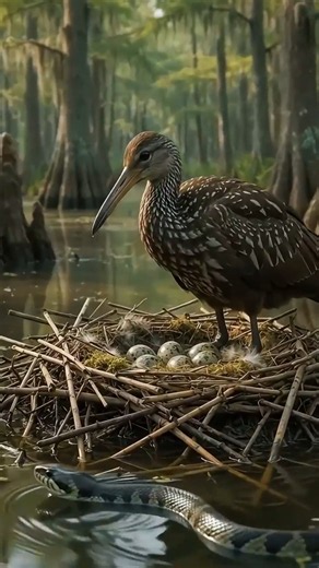 The Incredible Hatching Process of a Limpkin 🐣 #wildlife
