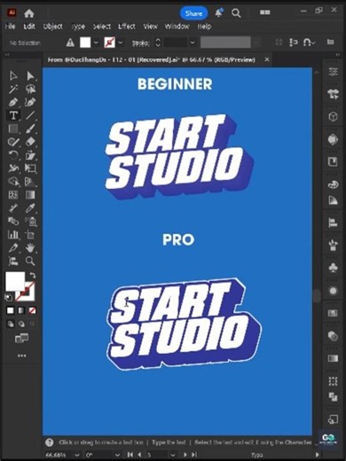 Make Stunning 3D Text with Shadow Effects – Easy Tutorial!....... #adobeillustrator #digitalart
