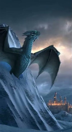 Dragon Awakens in the Frozen Kingdom | Epic Cinematic Scene